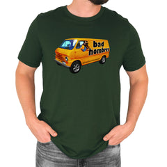 Bad Hombres Van West Chester Band Mens T-shirt Forest Green