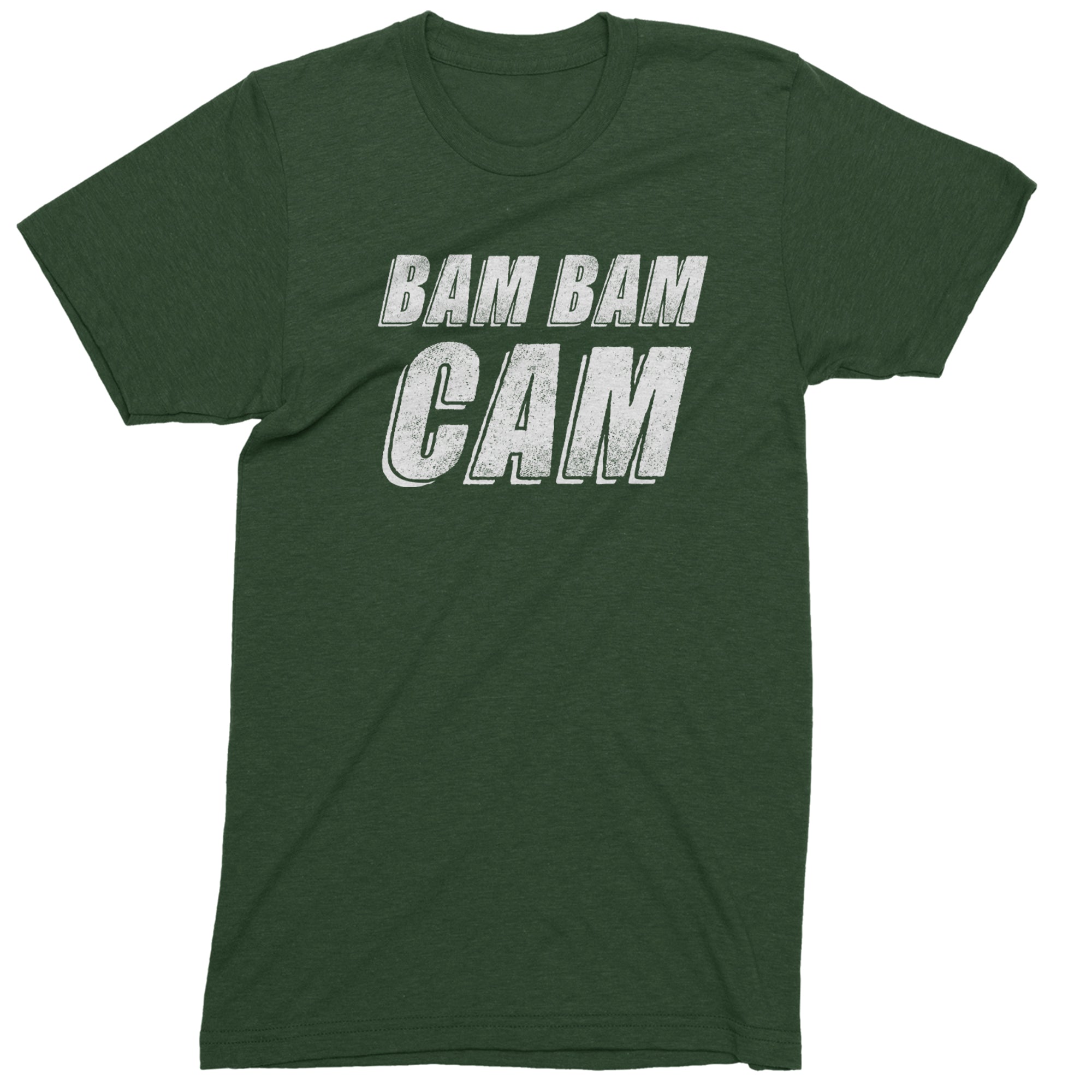 Bam Bam Cam Mens T-shirt Forest Green