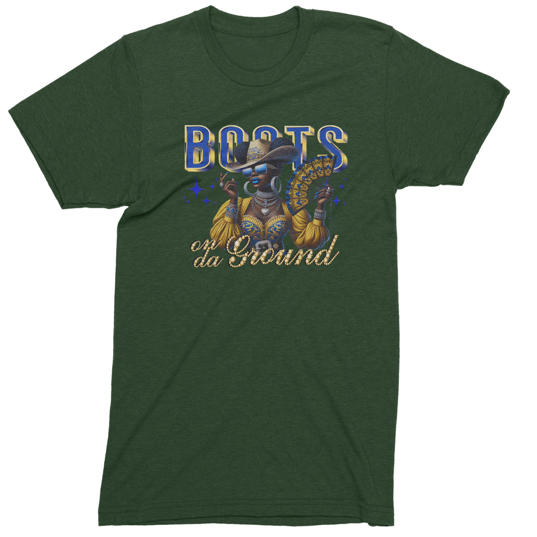 Boots On Da Ground Folding Fan Men&