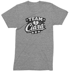 Team Ciara Scamanda Broken Heart Mens T-shirt Heather Grey