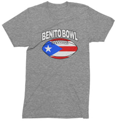 Benito Bowl Puerto Rico Football Mens T-shirt Heather Grey