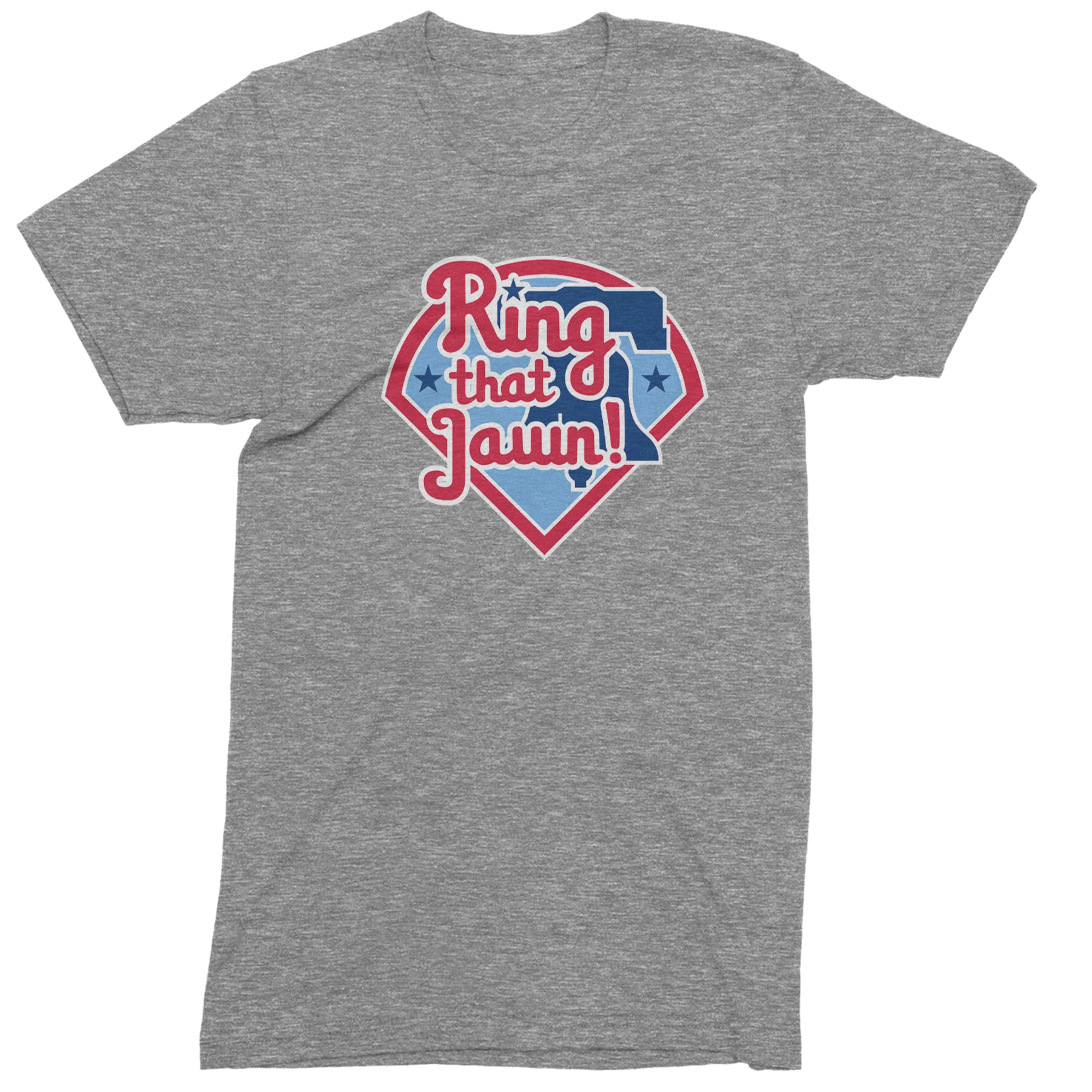 Ring That Jawn Philly Baseball Men's T-shirt Heather Grey