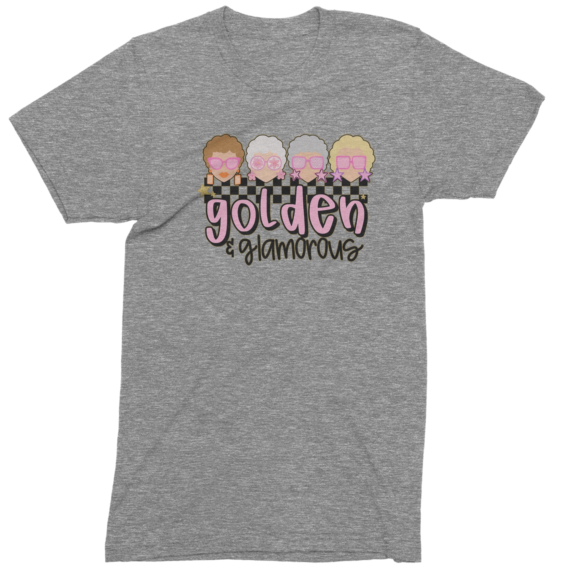 Golden And Glamorous Golden Girls Men's T-shirt Heather Grey