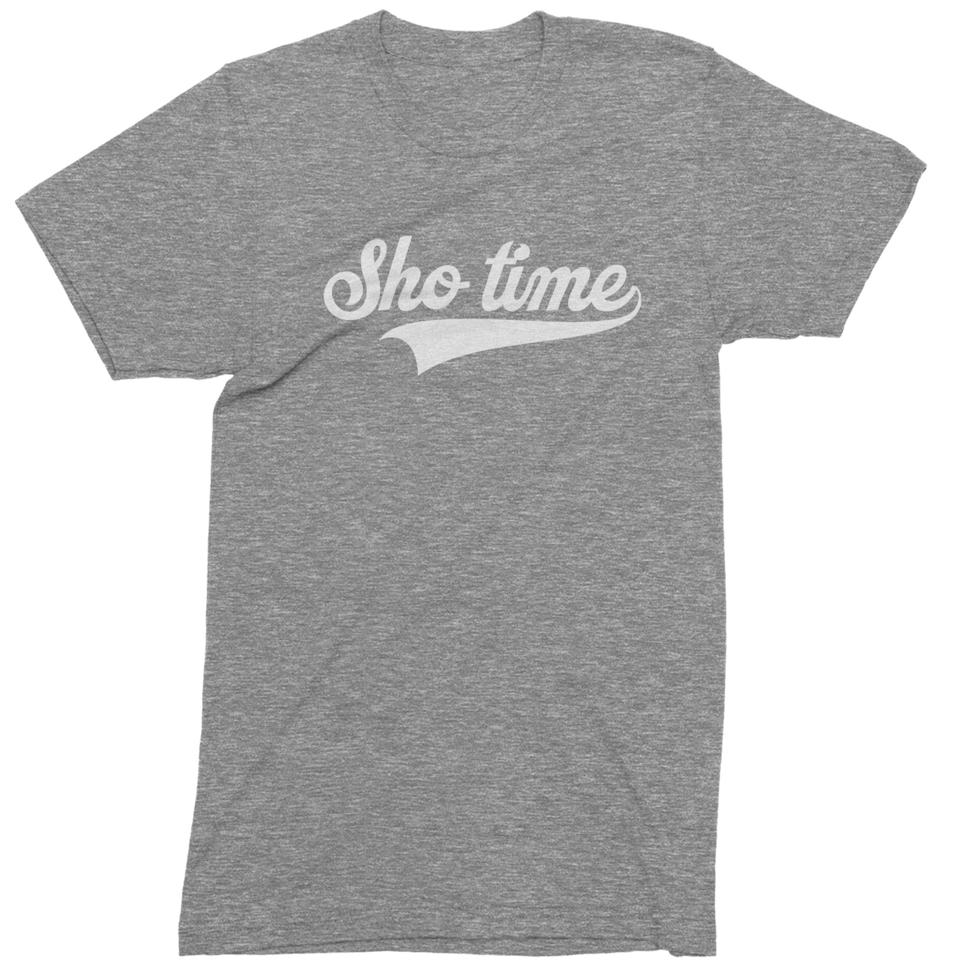 It's Sho Time Baseball Mens T-shirt Heather Grey