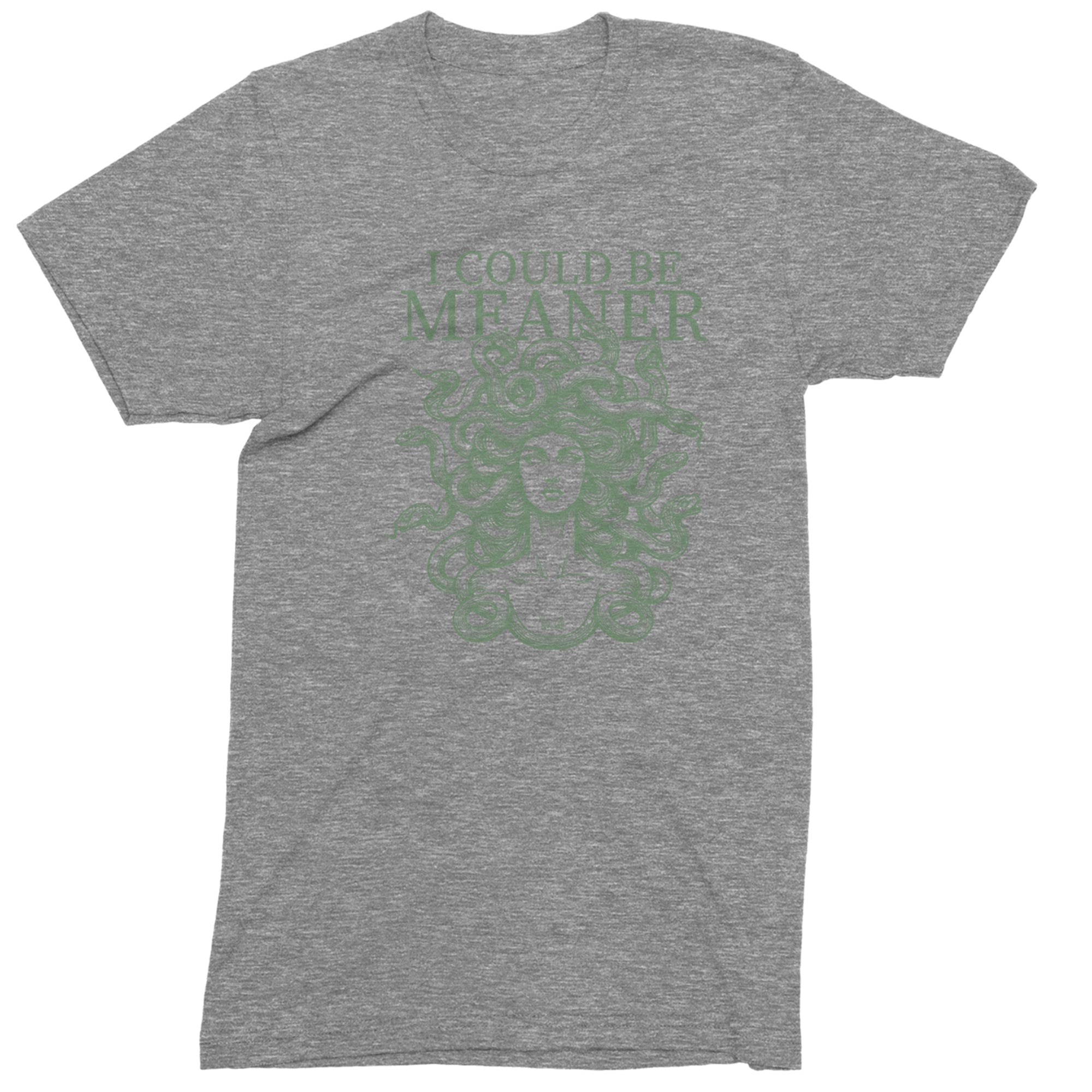 Medusa I Could Be Meaner Men's T-shirt Heather Grey