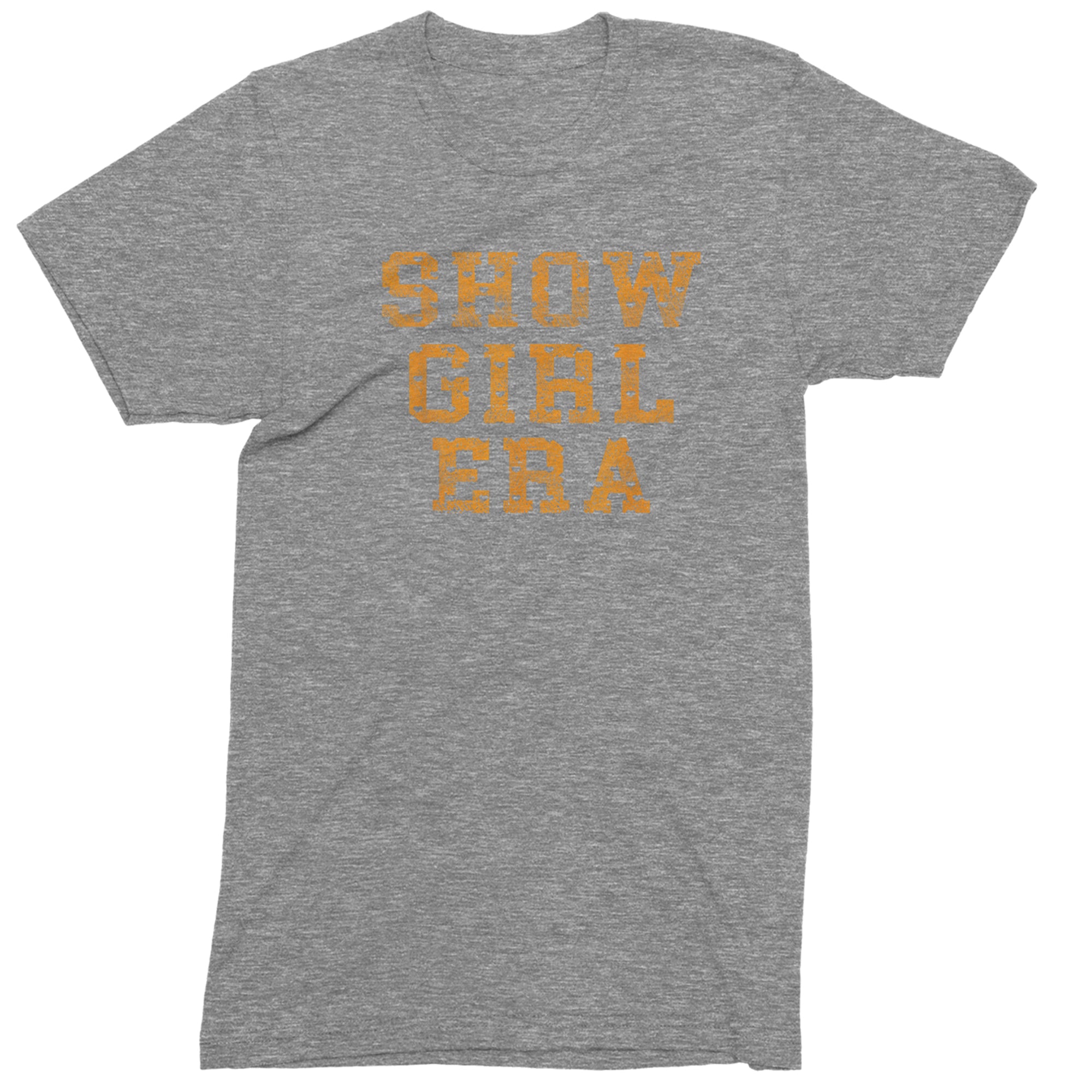 Vintage Showgirl Era Heart Mens T-shirt Heather Grey