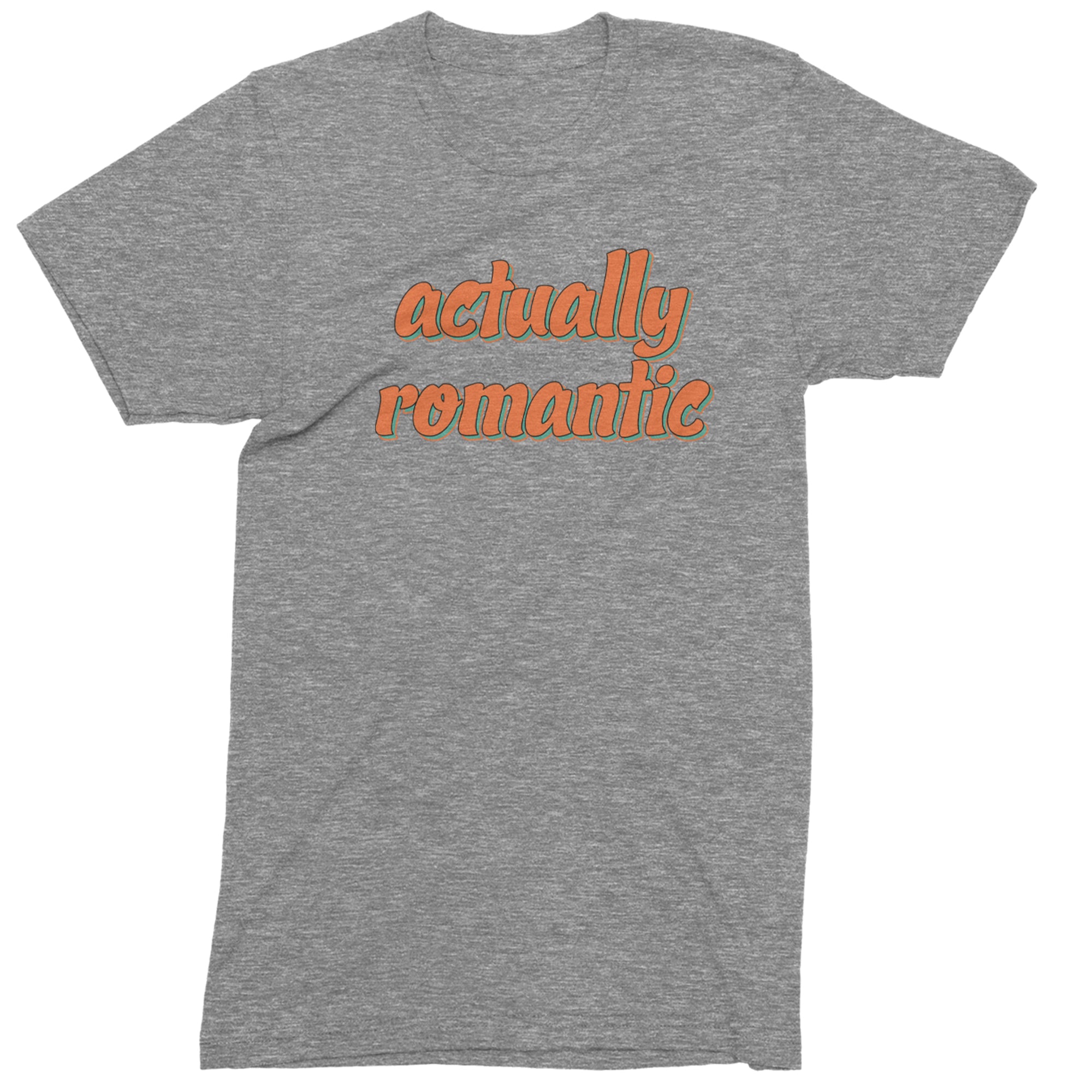 Actually Romantic Mens T-shirt Heather Grey