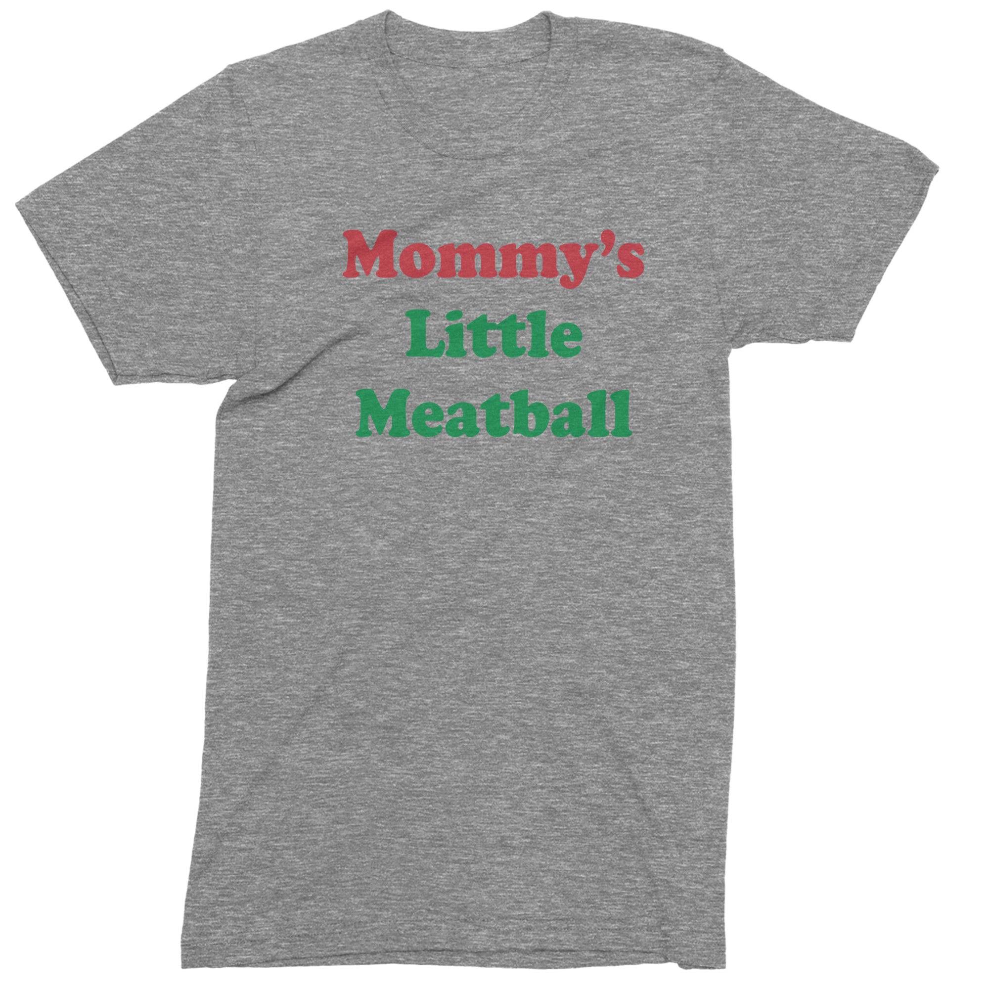 Mommy's Little Meatball Love Island Men's T-shirt Heather Grey