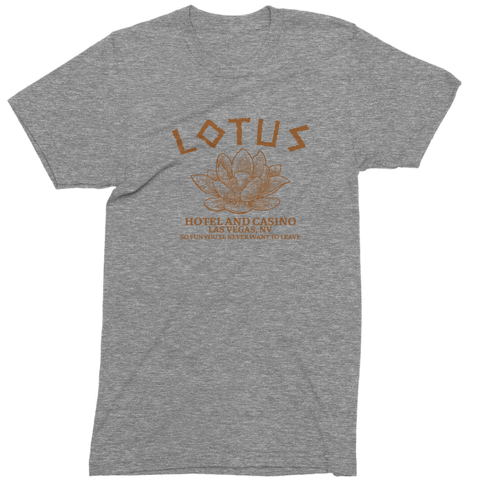 Lotus Hotel and Casino Mens T-shirt