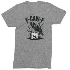 F-Caw-F Crow On Skull F-ck Off Gothic Men&