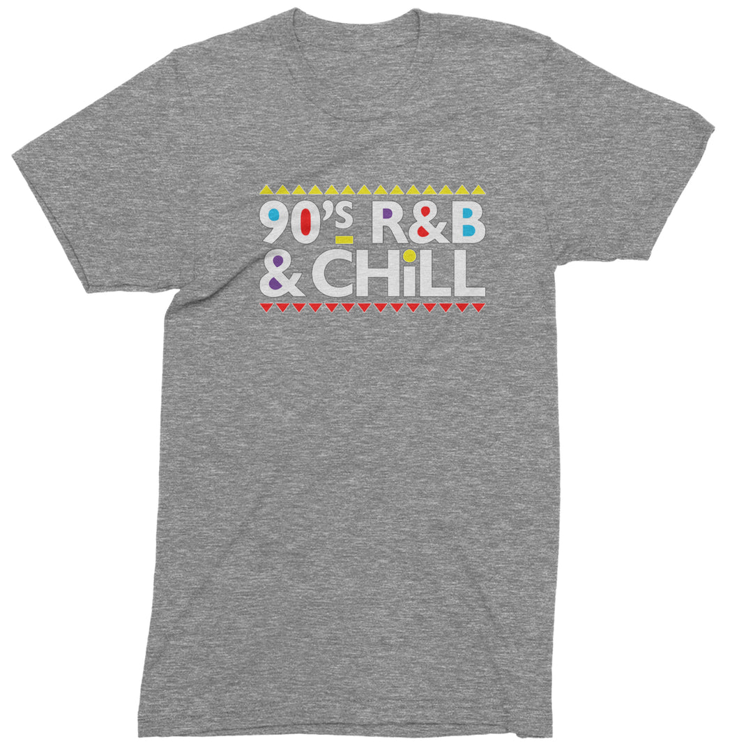 90s R&amp;B and Chill Retro Throwback Mens T-shirt Heather Grey