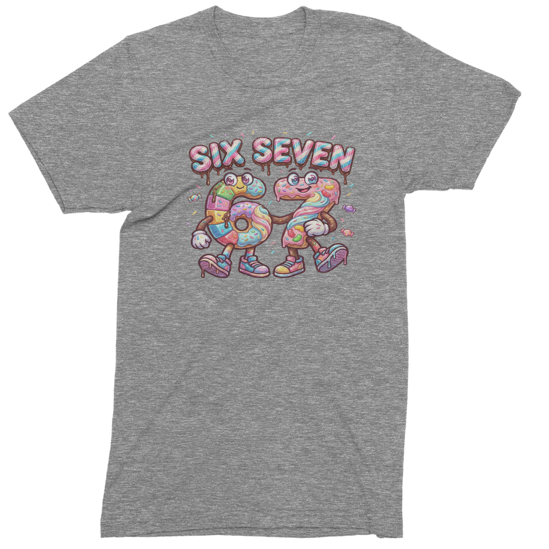 67 Candy Swirl Meme Mens T-shirt Heather Grey