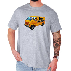 Bad Hombres Van West Chester Band Mens T-shirt Heather Grey