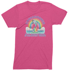 Undiagnosed But Something Is Definitely Wrong Men's T-shirt Hot Pink