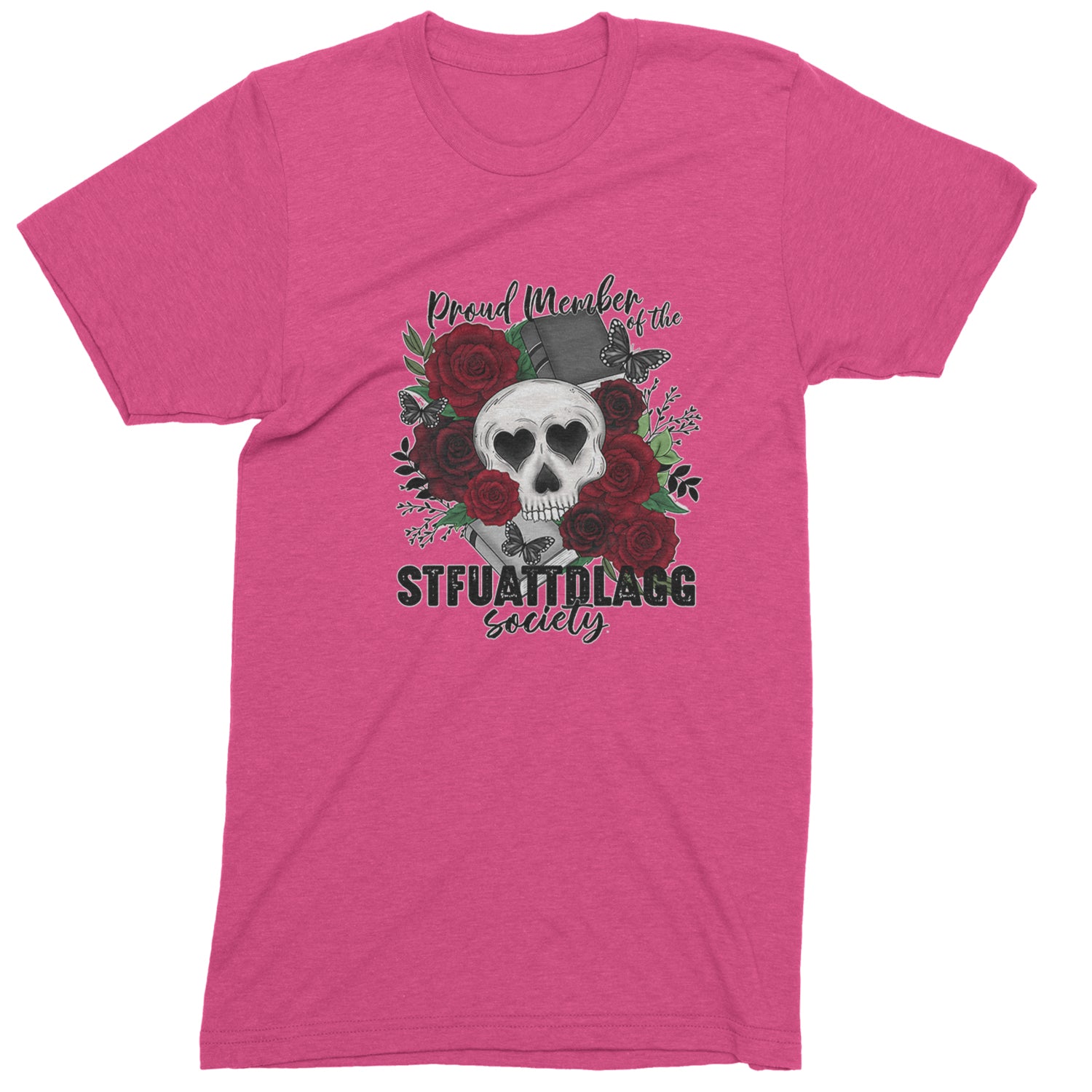 Proud Member Of The Stfuattdlagg Society Youth-Sized Hoodie Hot Pink