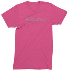 Murrrder Glitter Traitor Mens T-shirt Hot Pink