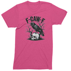 F-Caw-F Crow On Skull F-ck Off Gothic Men&