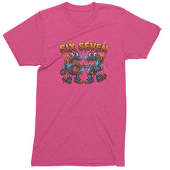 67 Lava Lightning Six Seven Meme Mens T-shirt Hot Pink