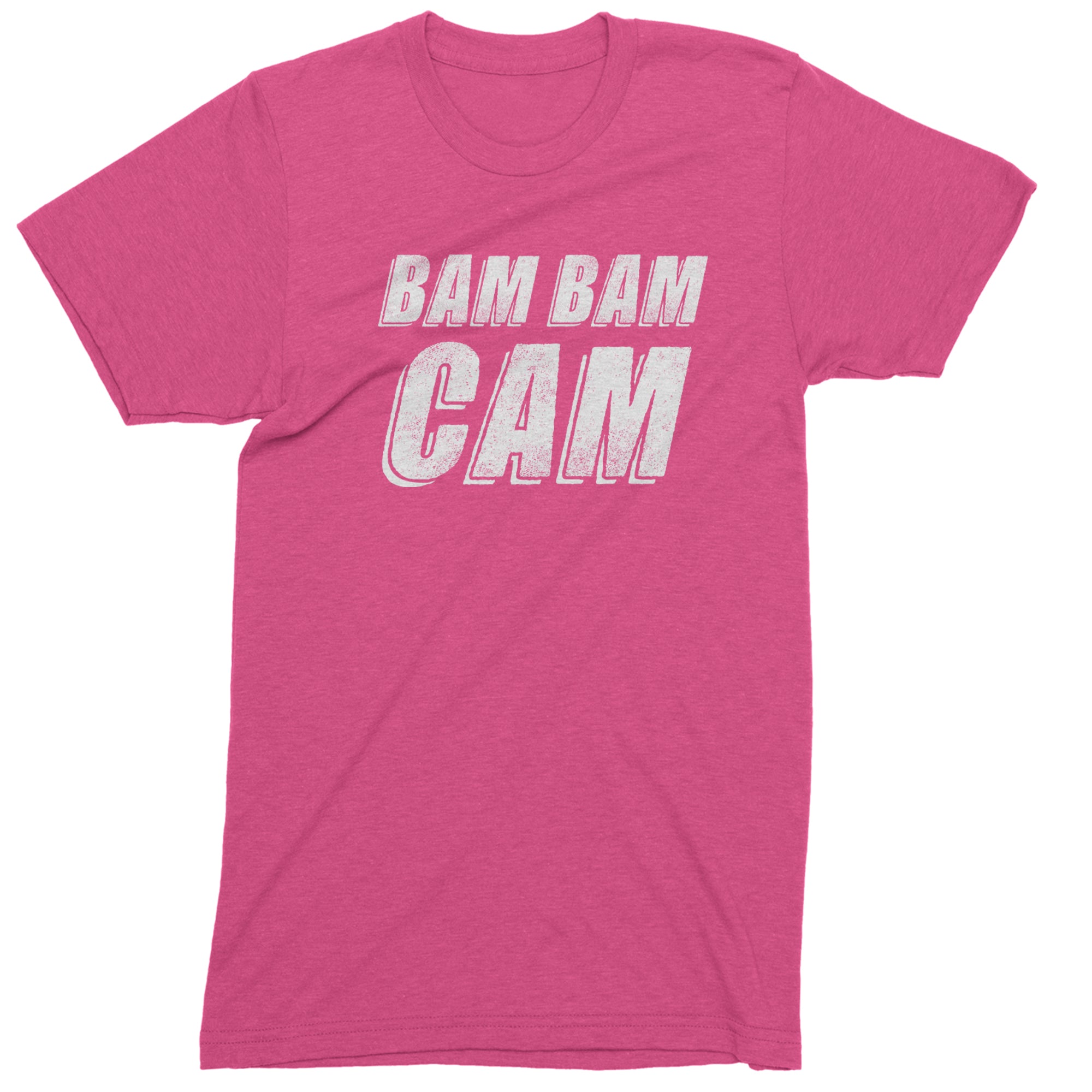 Bam Bam Cam Mens T-shirt Hot Pink