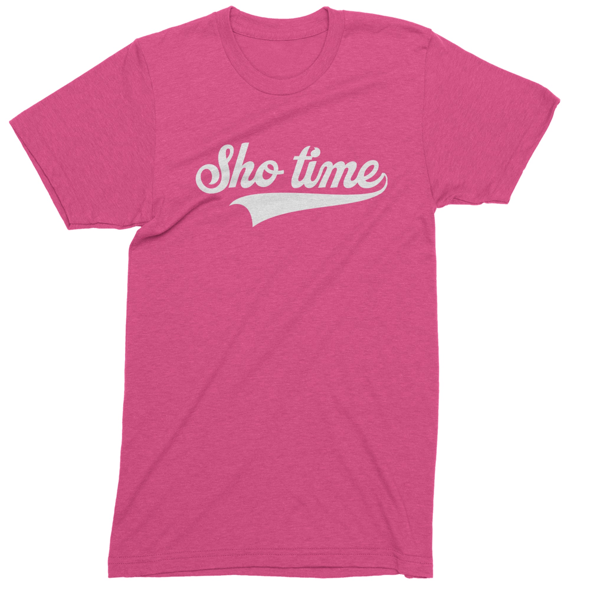 It's Sho Time Baseball Mens T-shirt Hot Pink