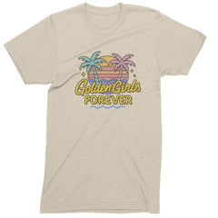 Golden Girls Forever Retro Sunset Mens T-shirt Ivory