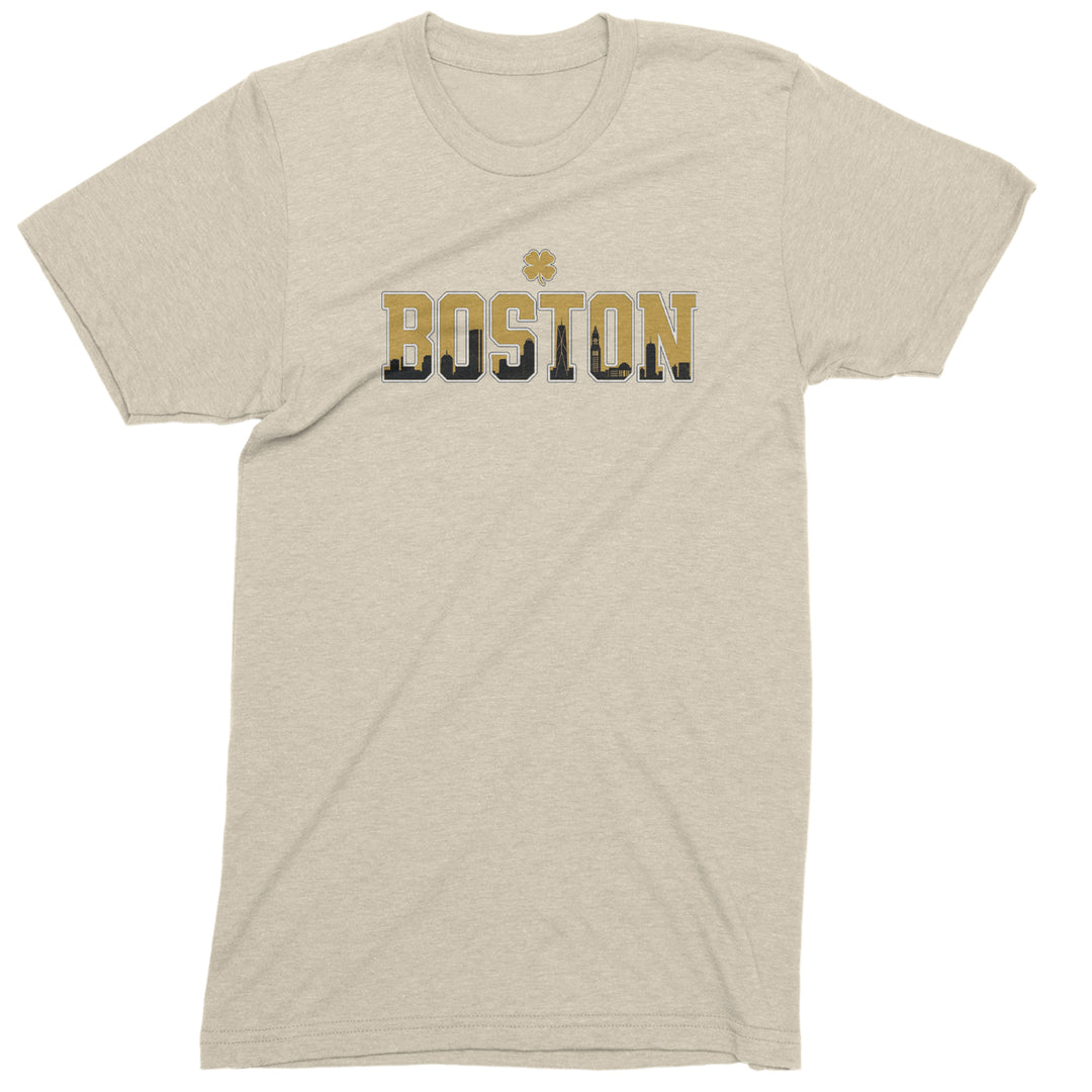 Boston City Pride Irish Mens T-shirt Ivory