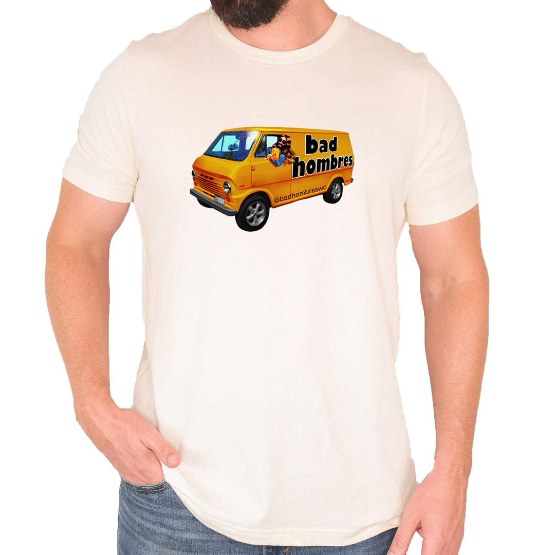 Bad Hombres Van West Chester Band Mens T-shirt Ivory