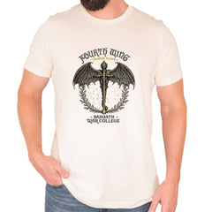 Fourth Wing Dragon Rider Vintage Basgiath War College Mens T-shirt Ivory