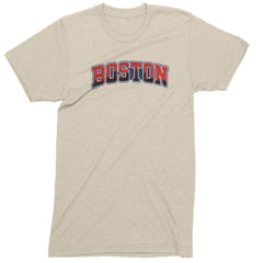 Boston City Pride Skyline Mens T-shirt Ivory
