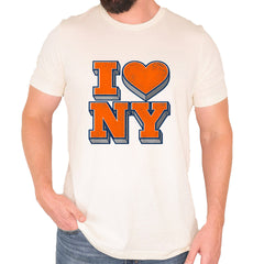 New York City Pride Heart Mens T-shirt Ivory