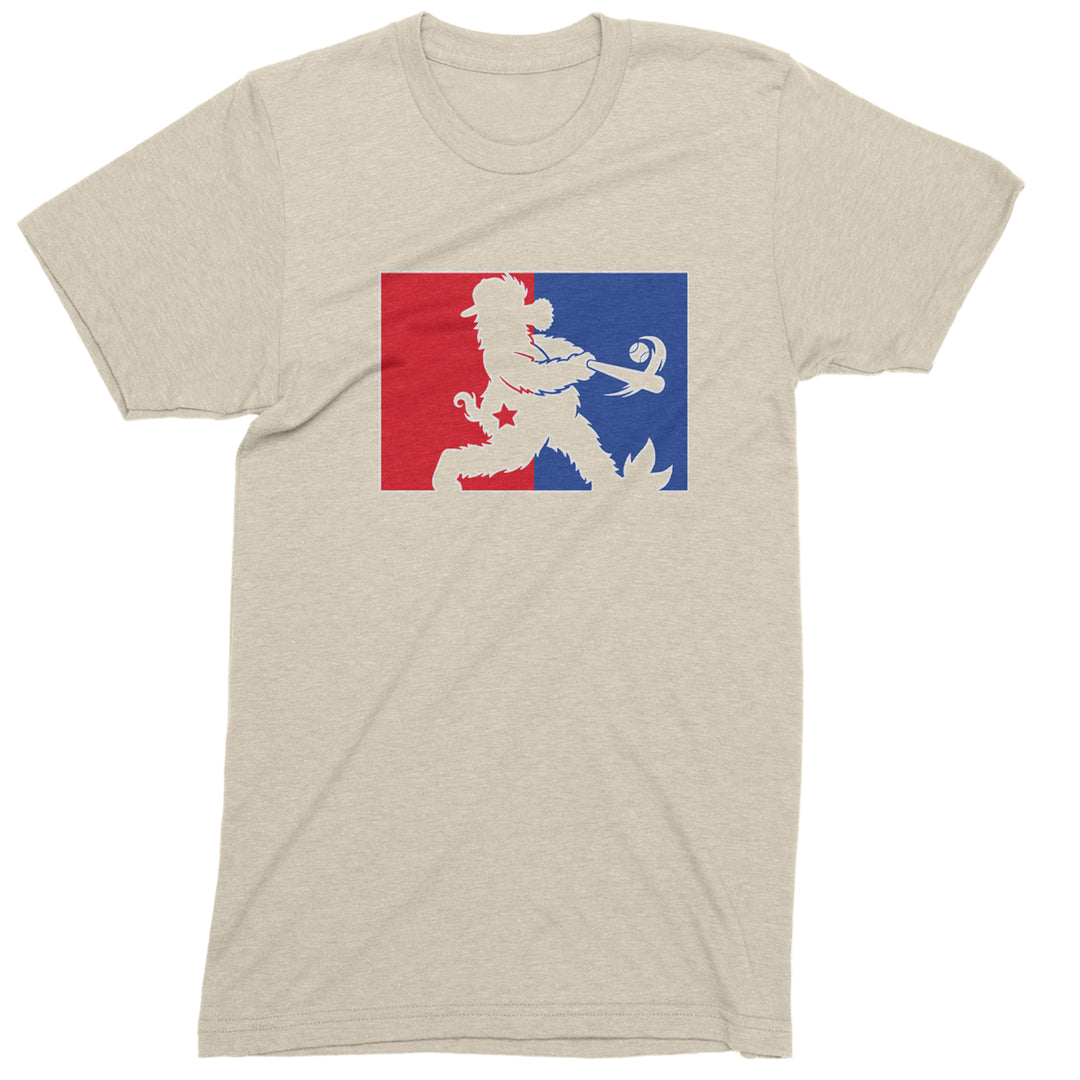 Batter Up Philly Baseball Phan Mens T-shirt Ivory