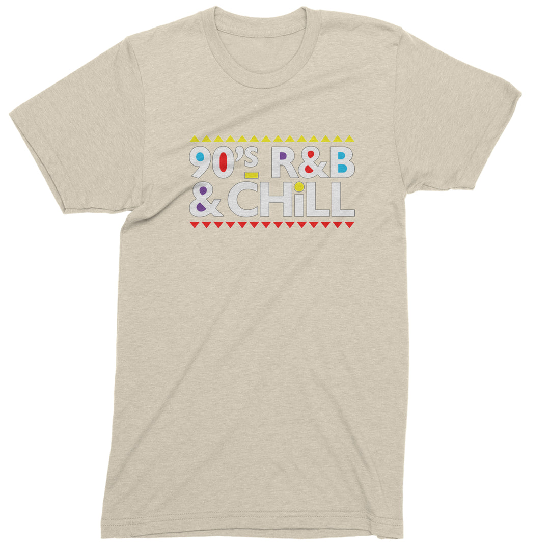 90s R&amp;B and Chill Retro Throwback Mens T-shirt Ivory