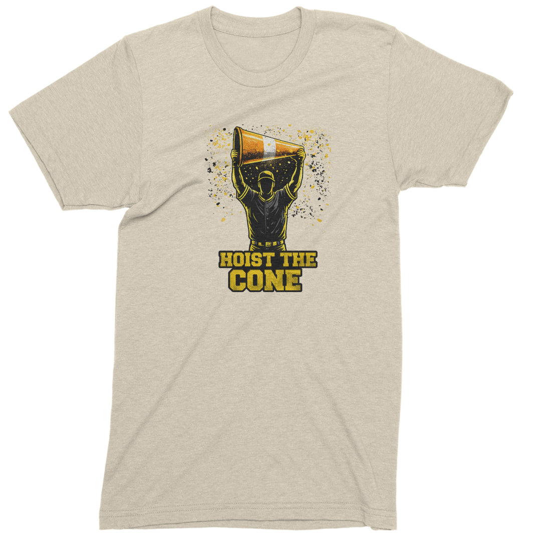 Hoist The Cone Pittsburgh Pride Mens T-shirt Ivory