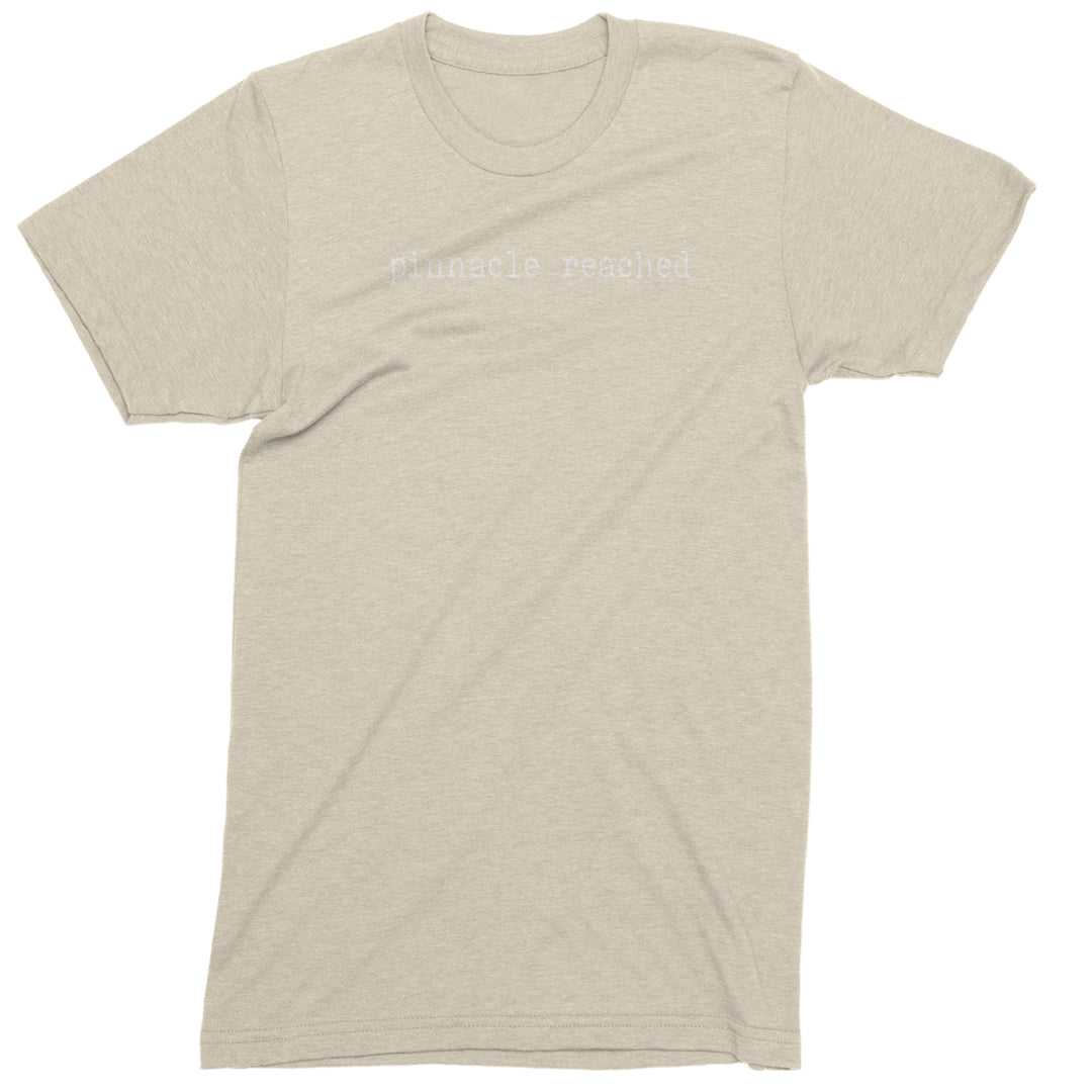 Pinnacle Reached Romance Mens T-shirt Ivory