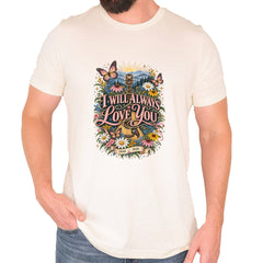 I Will Always Love You Dolly Mens T-shirt Ivory
