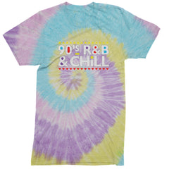 90s R&amp;B and Chill Retro Throwback Mens T-shirt Tie-Dye Jellybean