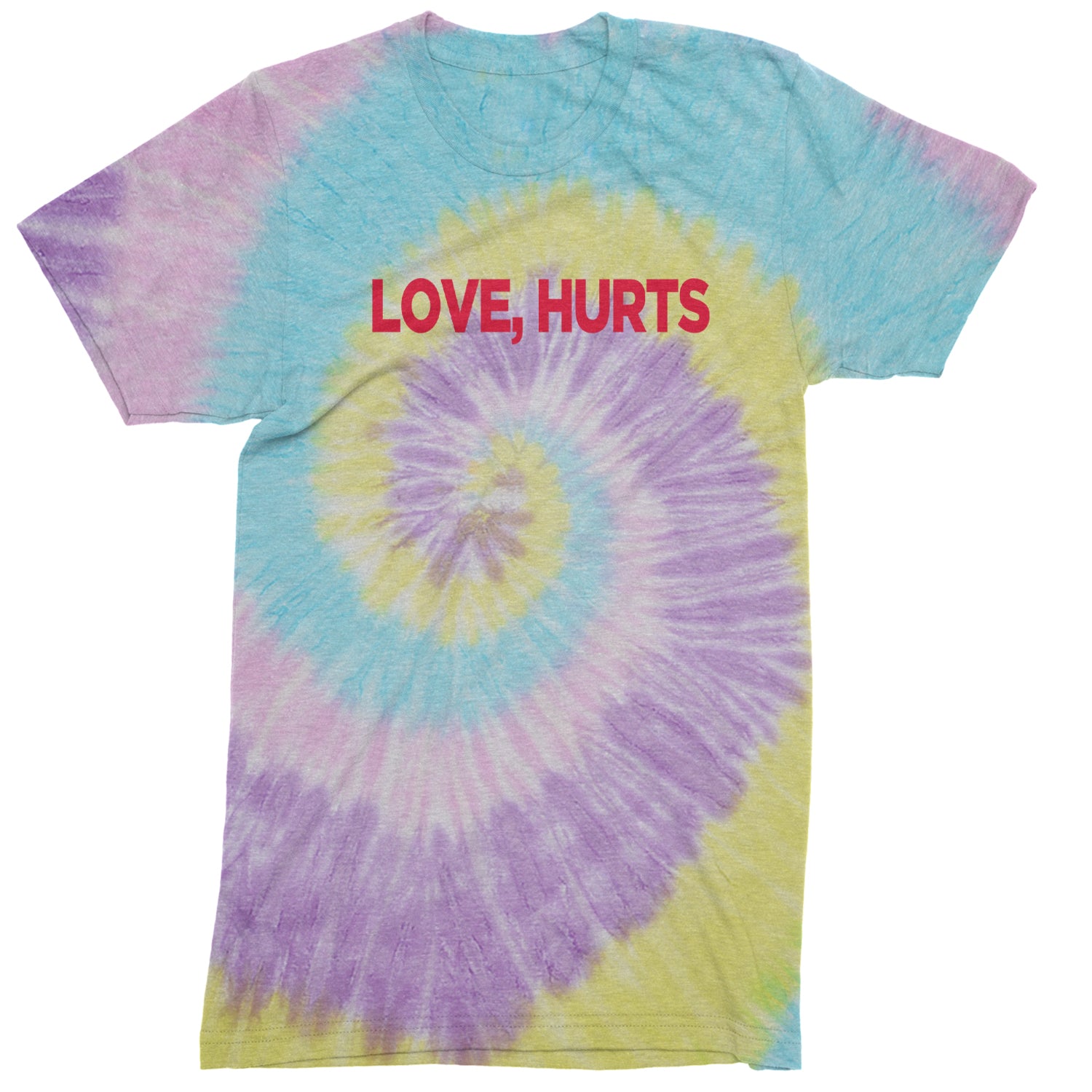 Love Hurts Men's T-shirt Tie-Dye Jellybean