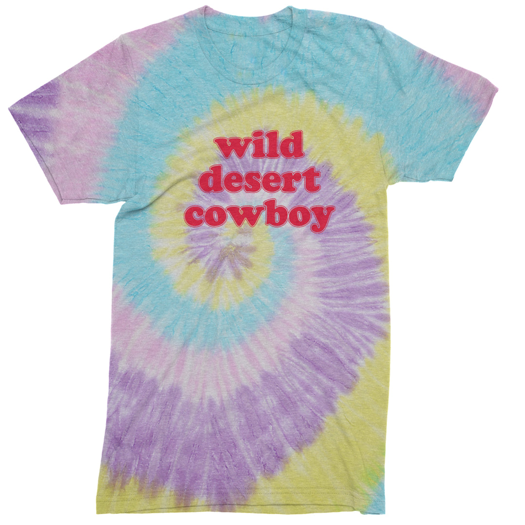 Wild Desert Cowboy Country Mens T-shirt Tie-Dye Jellybean