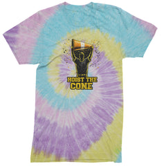 Hoist The Cone Pittsburgh Pride Mens T-shirt Tie-Dye Jellybean