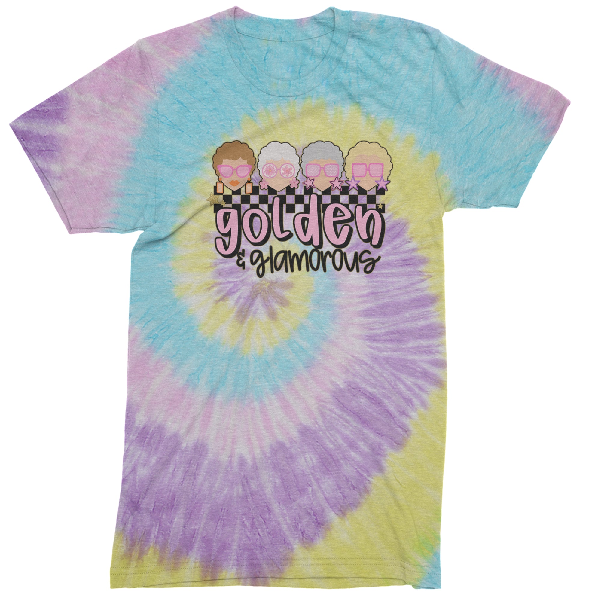 Golden And Glamorous Golden Girls Men's T-shirt Tie-Dye Jellybean