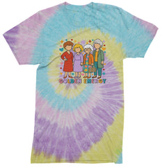 Golden Forever Golden Girls Mens T-shirt Tie-Dye Jellybean