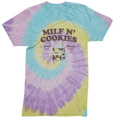 Milf And Cookies Mens T-shirt Tie-Dye Jellybean