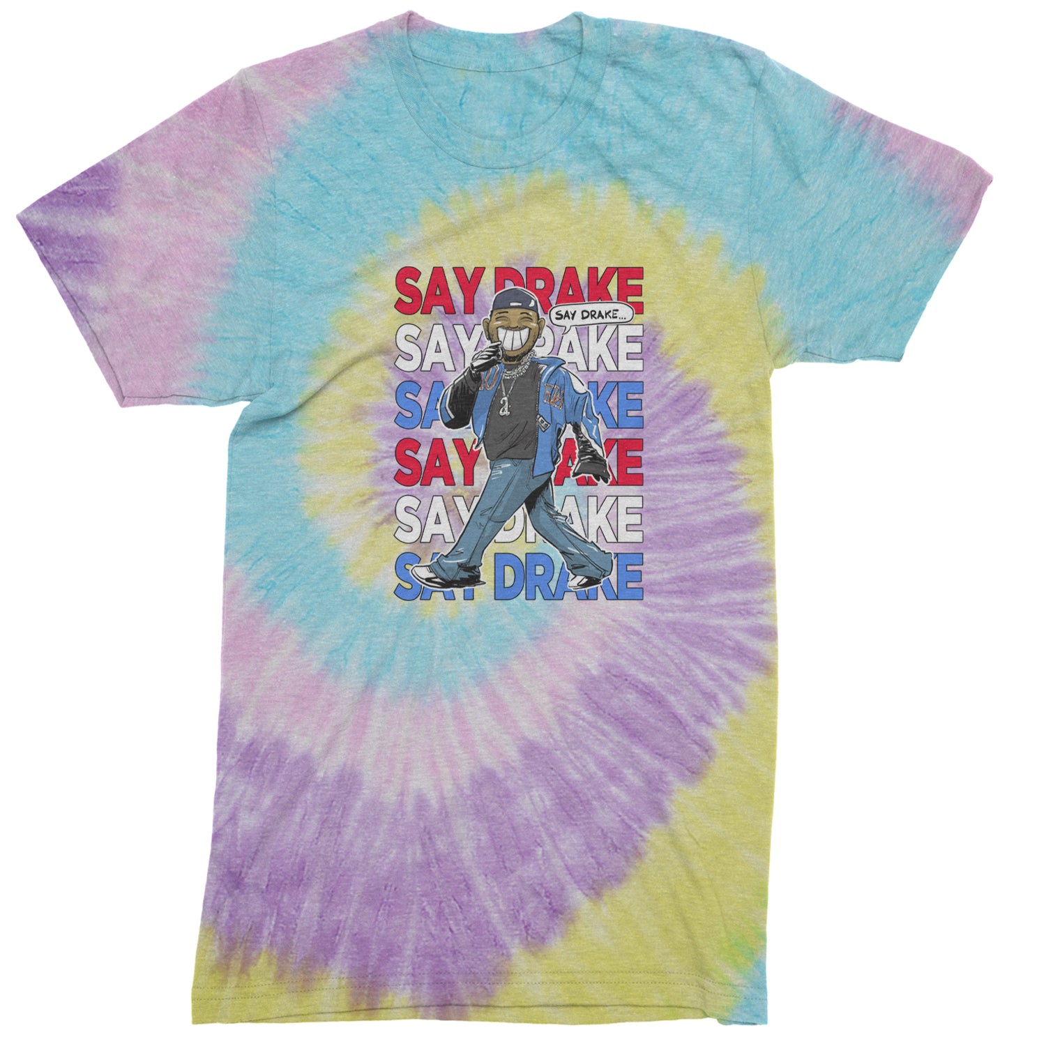 Say Drake Smiling Meme Mustard Men's T-shirt Tie-Dye Jellybean