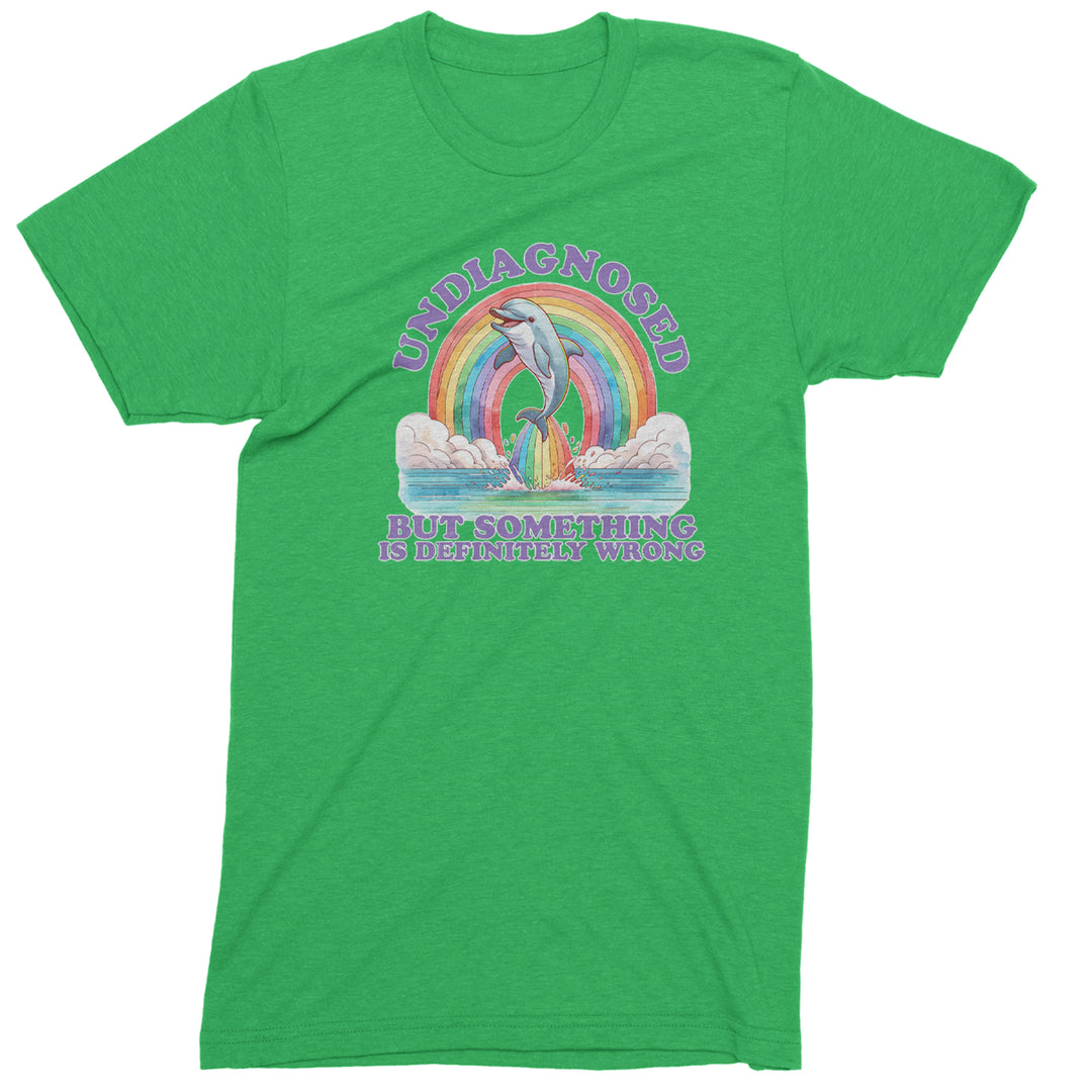 Undiagnosed But Something Is Definitely Wrong Men's T-shirt Kelly Green