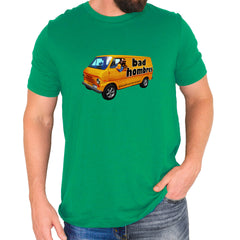 Bad Hombres Van West Chester Band Mens T-shirt Kelly Green
