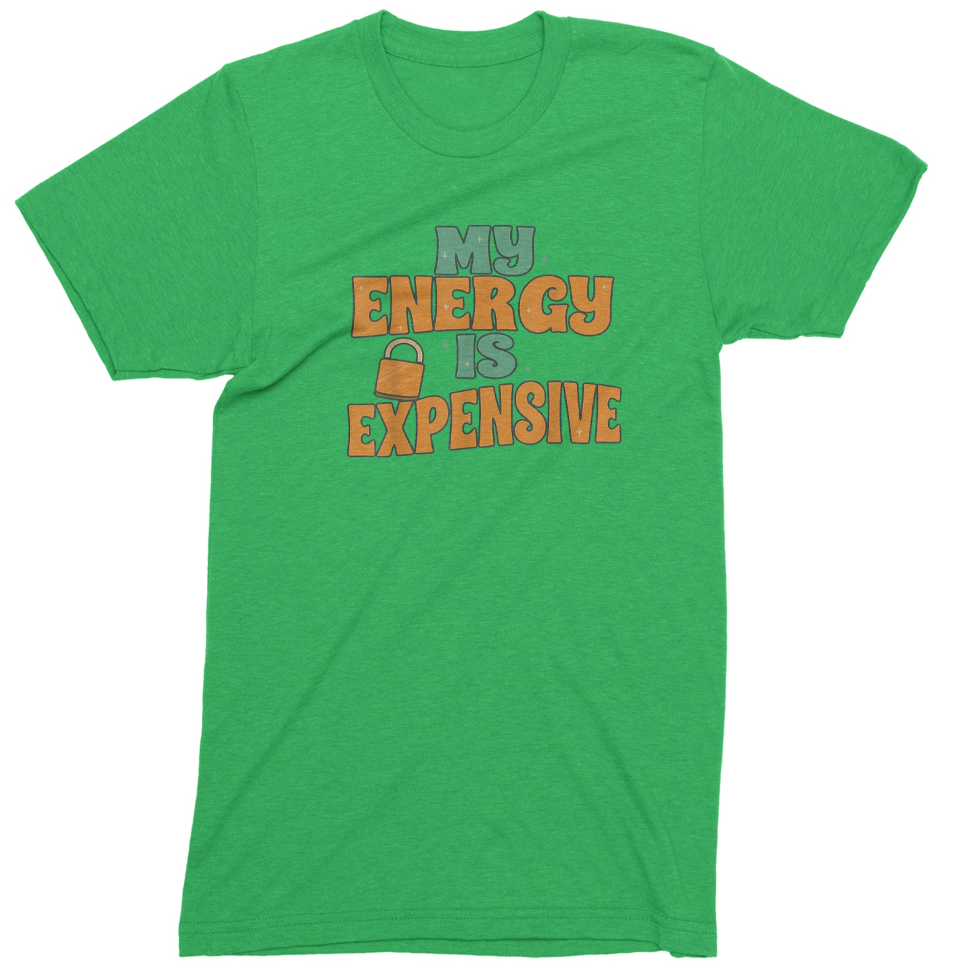 My Energy Is Expensive Self-Care Mens T-shirt Kelly Green