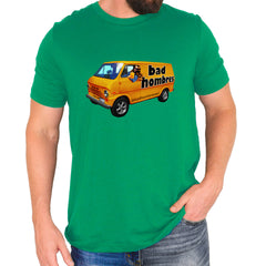 Bad Hombres Van West Chester Band Mens T-shirt Kelly Green