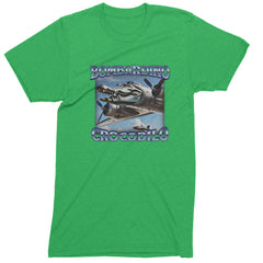 Bombardino Crocodilo Brainrot Men's T-shirt Kelly Green