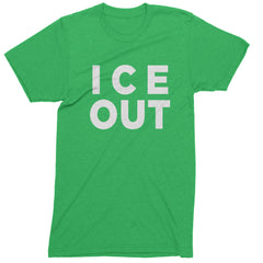 Ice Out Protest Mens T-shirt Kelly Green