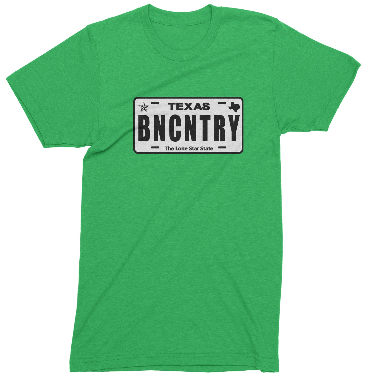 Texas License Plate BNCNTRY Youth-Sized Hoodie Kelly Green